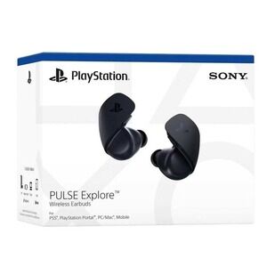 New! Sony PlayStation PULSE Explore PS5 Wireless Earbuds w/ Case, Midnight Black